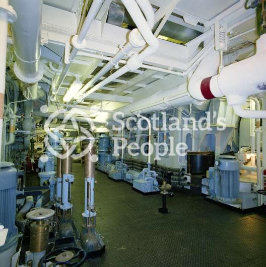 Engine room, QE2/1969
