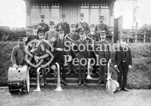 Bandsmen, East Linton, c 1900