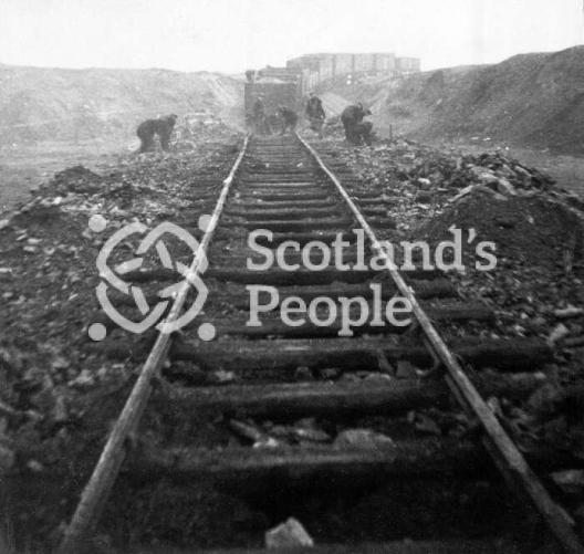 Coal refuse dump, Fife, 1937