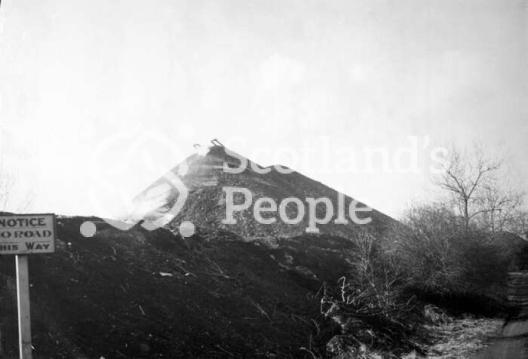 Blairhall Colliery bing, 1939