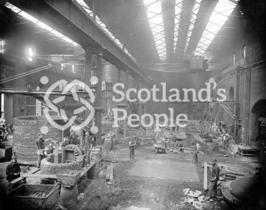 Iron foundry at Carron Works, 20th century