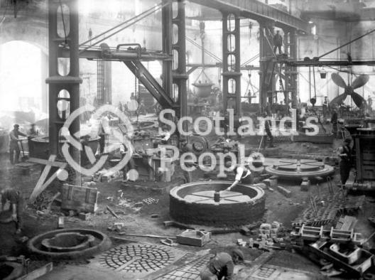 Foundry of Carron Works, c 1900