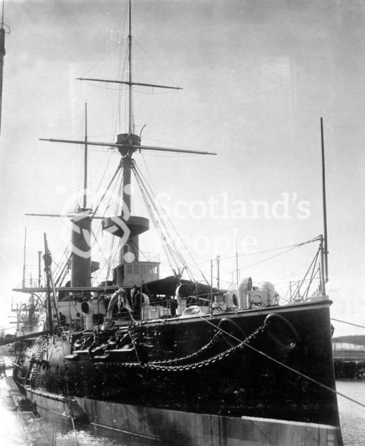 HMS Ramillies at Clydebank 1892