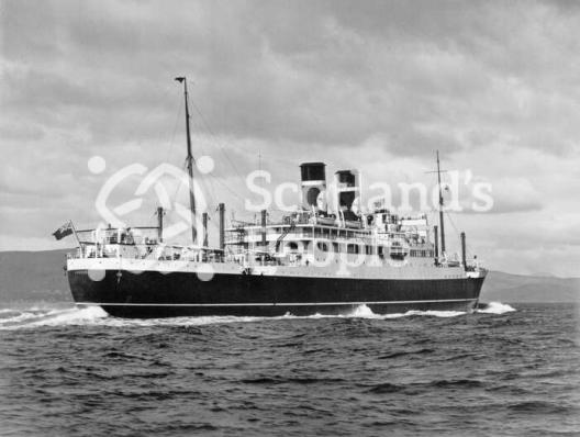 Blue Star Line ocean liner SS Avila Star on trial 1926