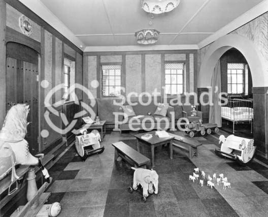 The Cabin Nursery on the Boat Deck of Canadian Pacific Line liner SS Duchess of Bedford, 1928