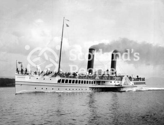 Paddle steamer 'Glen Sannox', c 1892
