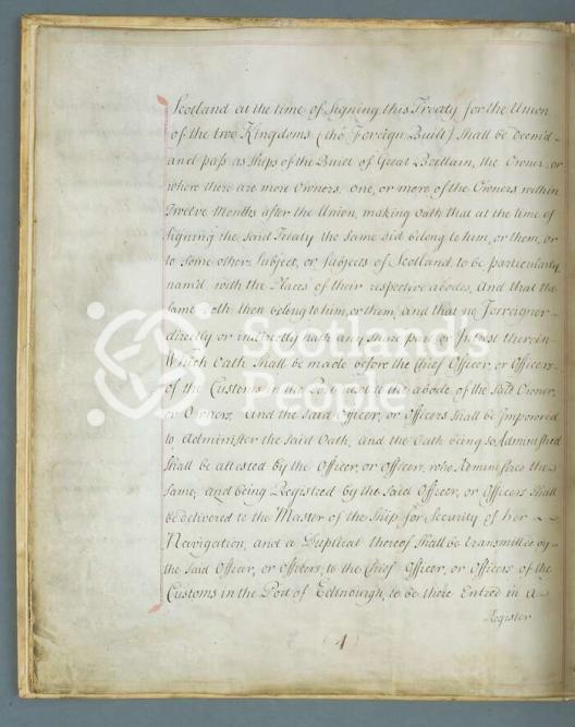 Articles of the Act of Union 1707