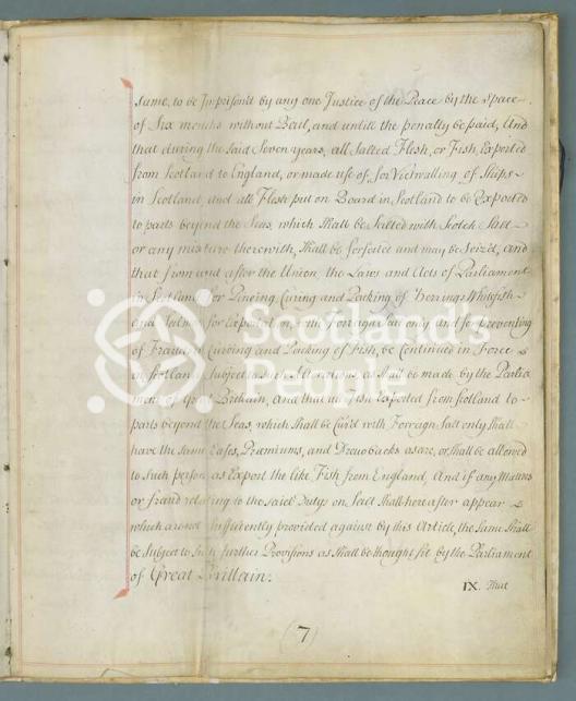 Articles of the Act of Union 1707