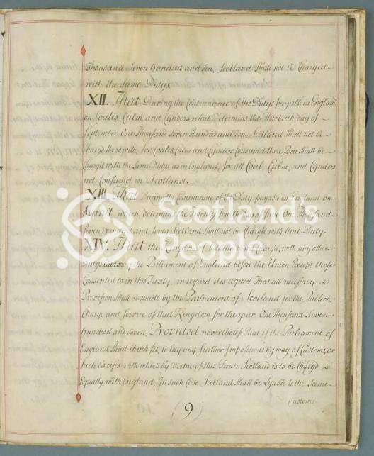 Articles of the Act of Union 1707