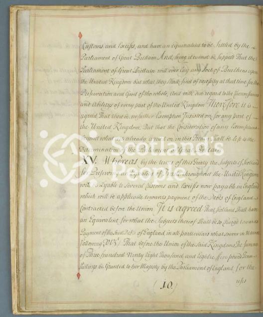 Articles of the Act of Union 1707