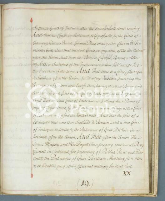 Articles of the Act of Union 1707
