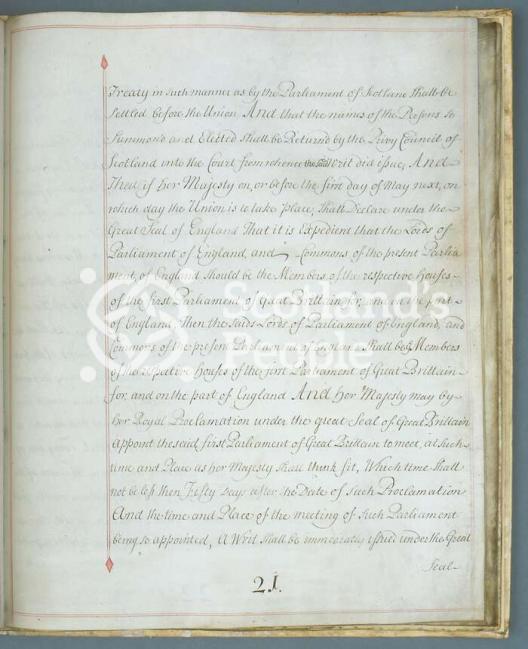 Articles of the Act of Union 1707