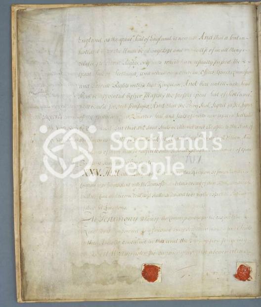 Articles of the Act of Union 1707
