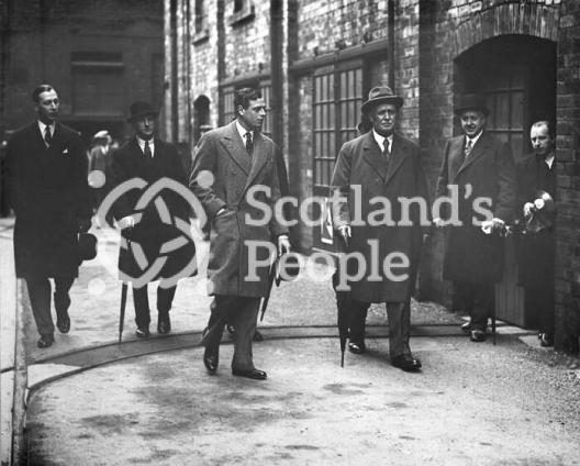 Visit of Prince George, the Duke of Kent, to Carron Iron Works (1932)