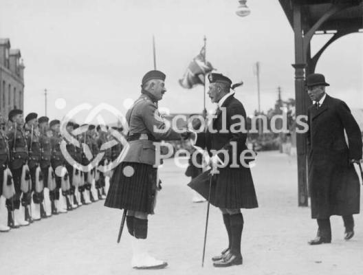 Royal reception at Ballater station