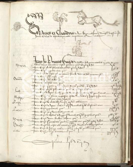 Household account book of James V