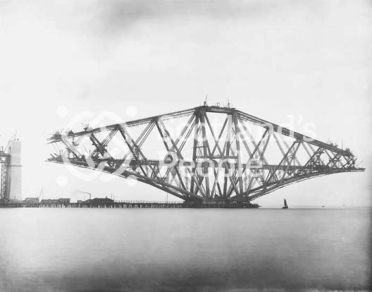 Forth Bridge construction