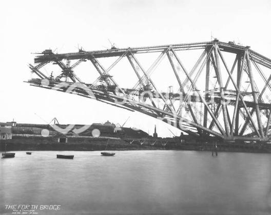 Forth Bridge construction
