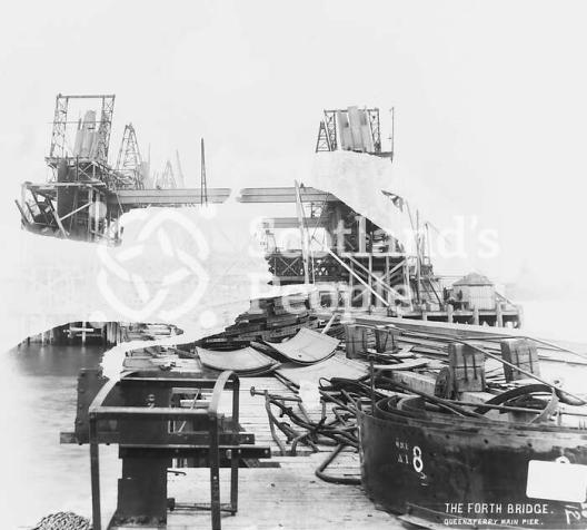 Forth Bridge construction