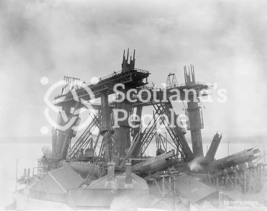 Forth Bridge construction
