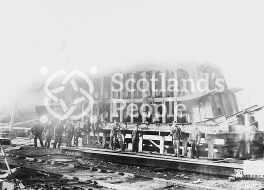 Forth Bridge construction