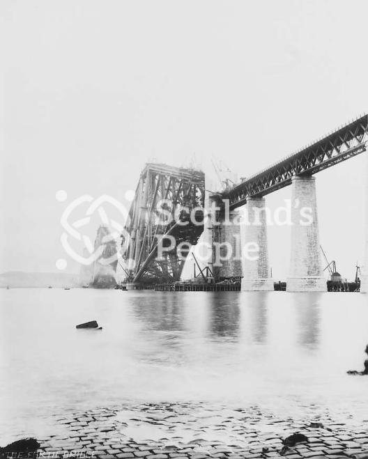 Forth Bridge construction