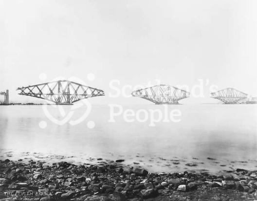 Forth Bridge construction