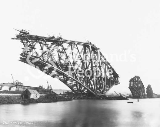 Forth Bridge construction