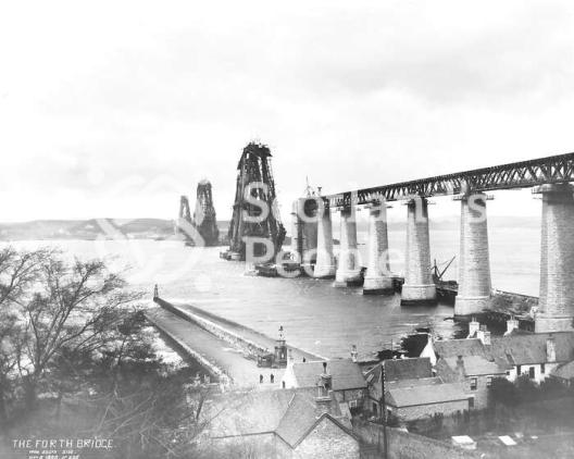 Forth Bridge construction