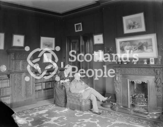 Sir John Fowler and Lady Fowler at Braemore