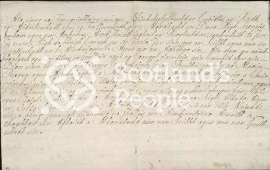 Gaelic oath of allegiance