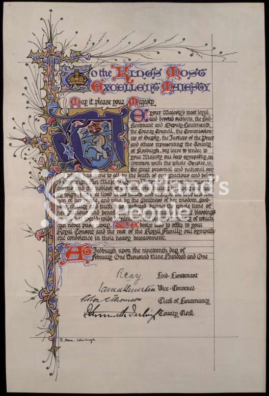 Death of Queen Victoria and Accession of Edward VII