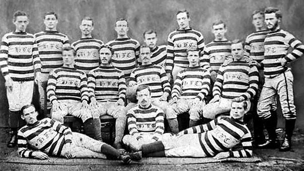 The Hibs team of 1876