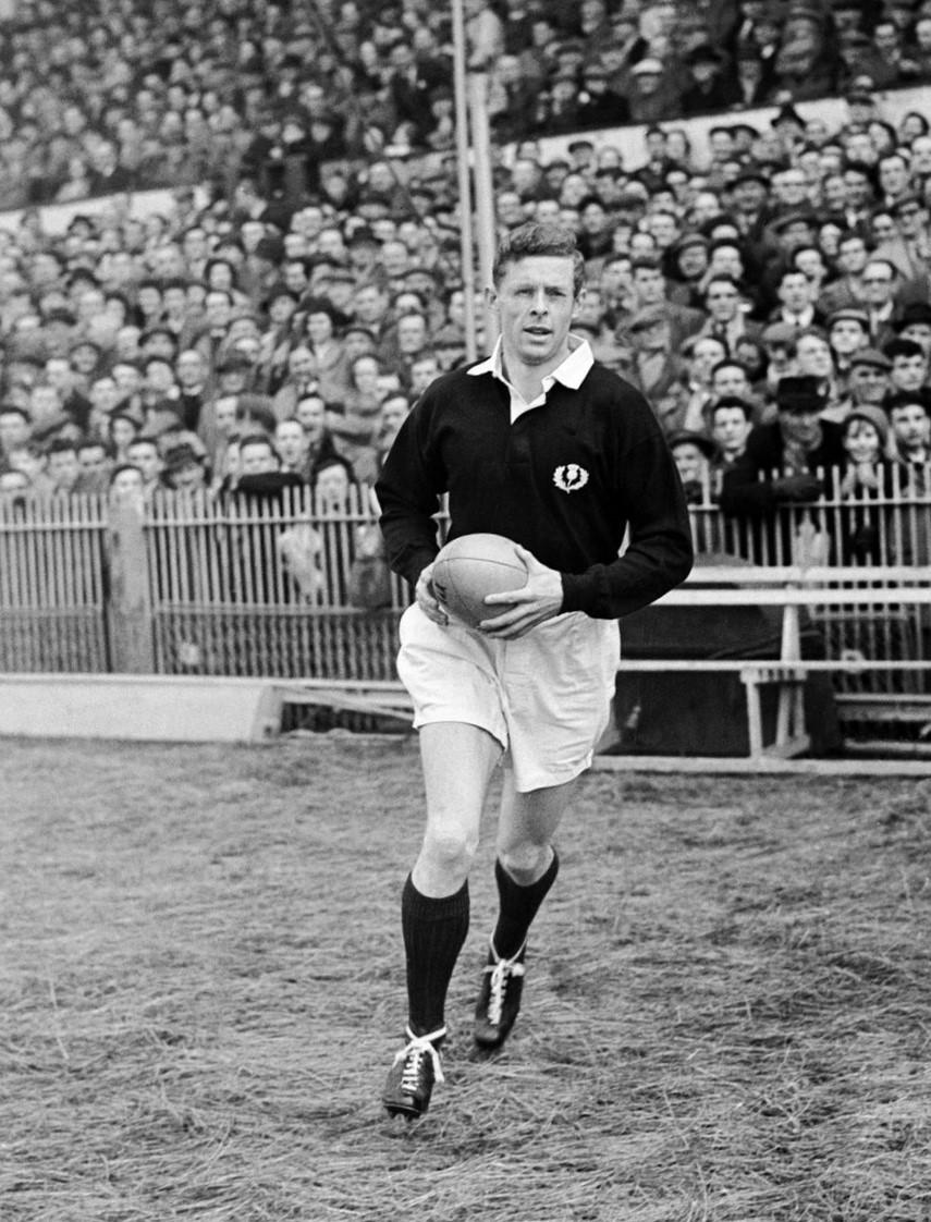 Scotland captain Arthur Smith leads his team out before the match Alamy - PA Images